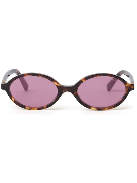 miu miu sunglasses women|Miu Miu runway sunglasses.